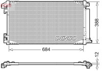 Condenseur, climatiseur DCN50119 Denso