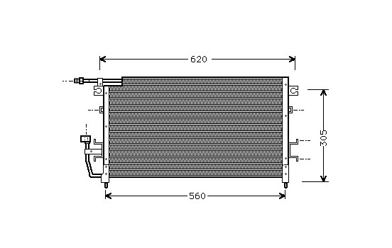 CONDENSEUR COLT / LANCER3 89-92 32005096 International Radiators