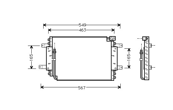 CONDENSEUR COND SUUKI VITARA 89-94 52005027 International Radiators