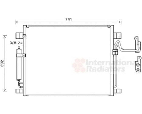 CONDENSEUR DE CLIMATISATION 13005398 International Radiators
