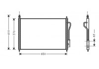 Condenseur de climatisation 18005268 International Radiators Plus
