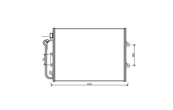 CONDENSEUR DE CLIMATISATION 43005454 International Radiators, Image 2