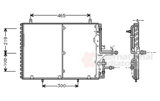 CONDENSEUR DE CLIMATISATION 500E 93-96 30005233 International Radiators, Image 2