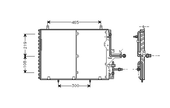 CONDENSEUR DE CLIMATISATION 500E 93-96 30005233 International Radiators
