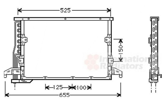 CONDENSEUR DE CLIMATISATION M3 06005190 International Radiators, Image 2