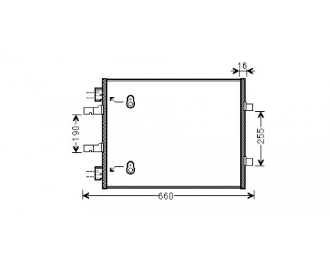 CONDENSEUR DE CLIMATISEUR 37005480 International Radiators, Image 2