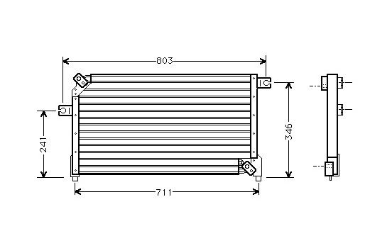 CONDENSEUR MAXIMA 30i 87-92 13005158 International Radiators