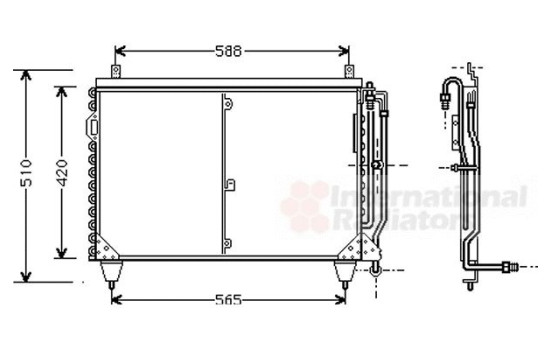 CONDENSEUR MBW126 85-91 30005199 International Radiators, Image 2