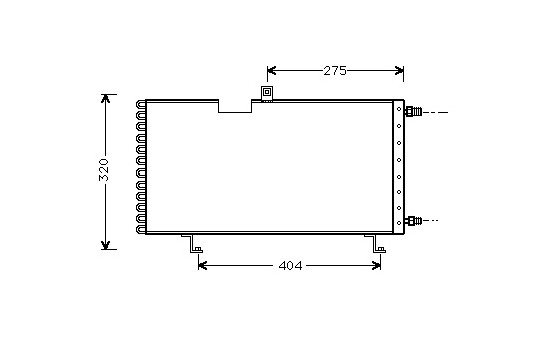 CONDENSEUR P205 / 309 83- 40005158 International Radiators