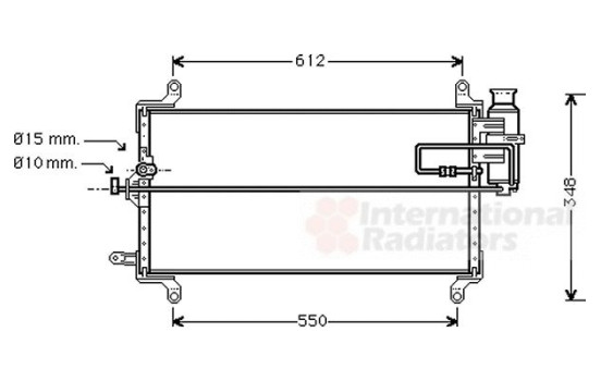 CONDENSEUR PUNTO1 55/75/90 À 93-95 17005217 International Radiators, Image 2