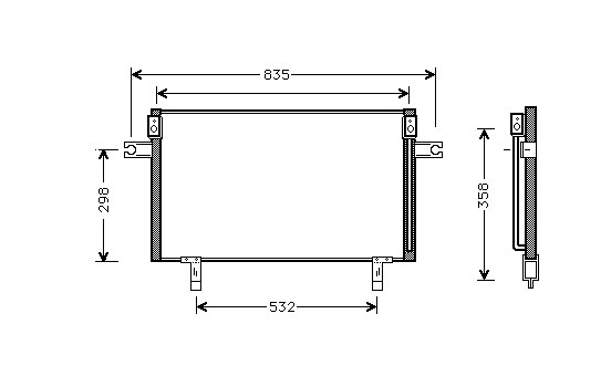 CONDENSEUR TERRANO2 24i 96-97 13005195 International Radiators