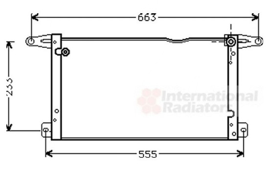 CONDENSEUR UNO 70SX 92-93 17005154 International Radiators, Image 2