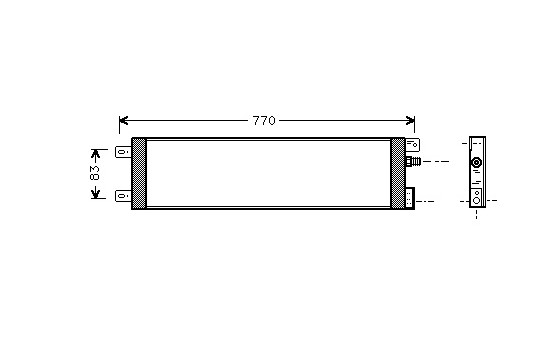 CONDENSEUR Voyager / Mini Ram '96 - 07005025 International Radiators