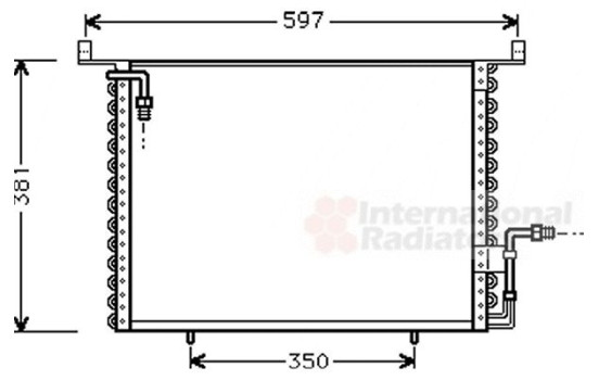 CONDENSEUR W201 (190) 2,0 82-93 30005194 International Radiators, Image 2