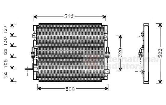 CONDENSOR Landcruiser æ84-Æ90 53005244 International Radiators, Image 2