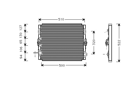 CONDENSOR Landcruiser æ84-Æ90 53005244 International Radiators