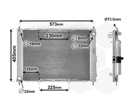 Module de refroidissement 4300M405 International Radiators, Image 2