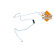 Conduite haute/basse pression, climatisation MITSUBISHI Lancer 1.8 07-