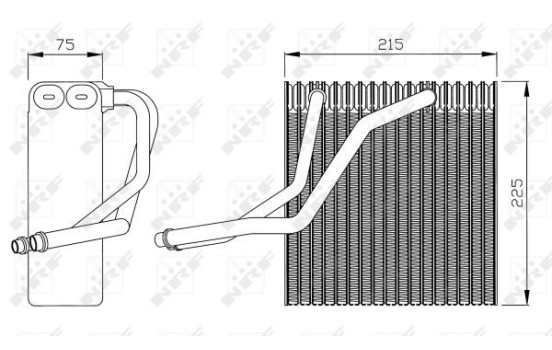 Evaporateur climatisation 36069 NRF, Image 4