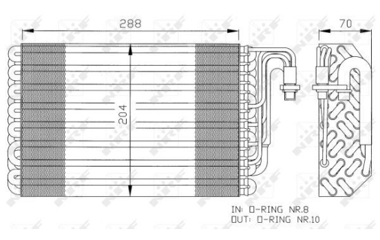 Evaporateur climatisation 36075 NRF, Image 6