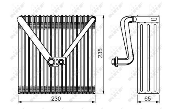 Evaporateur climatisation 36141 NRF