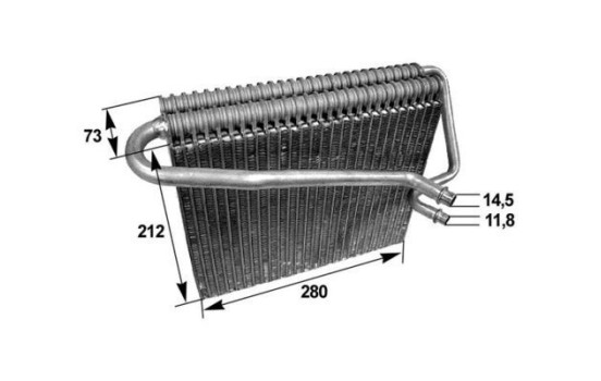 Évaporateur climatisation BEHR