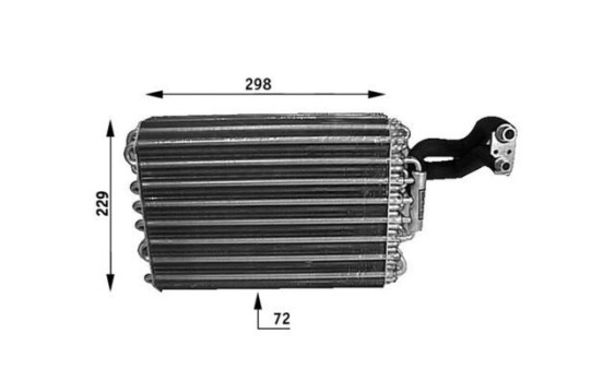 Évaporateur climatisation BEHR