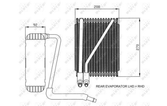 Evaporateur climatisation EASY FIT 36044 NRF, Image 5