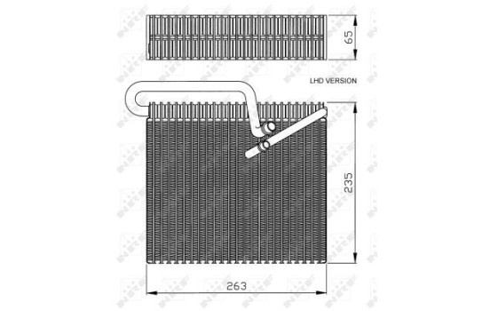 Evaporateur climatisation EASY FIT 36102 NRF