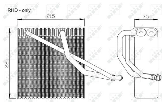 Évaporateur, climatisation EASY FIT 36106 NRF, Image 3