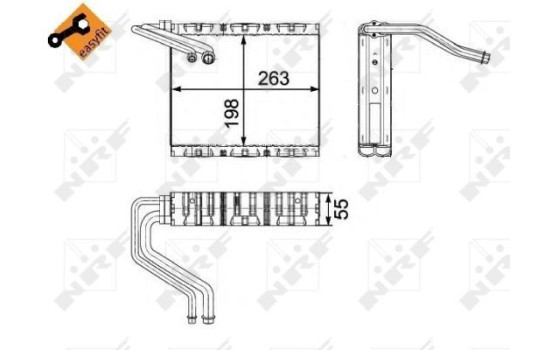 Évaporateur climatisation EASY FIT 36142 NRF, Image 5