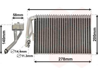Evaporateur climatisation