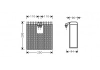 Evaporateur climatisation