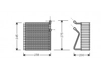 Evaporateur climatisation