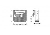 Evaporateur climatisation
