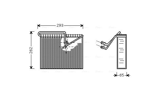 Evaporateur climatisation