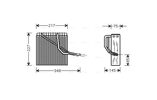 Evaporateur climatisation