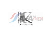 Evaporateur climatisation