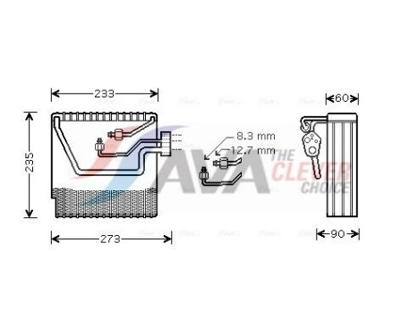 Evaporateur climatisation