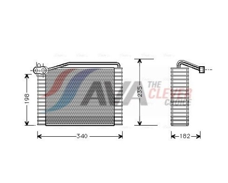 Evaporateur climatisation