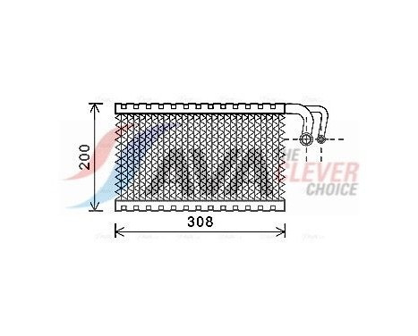 Evaporateur climatisation