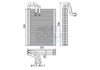Évaporateur, climatisation
