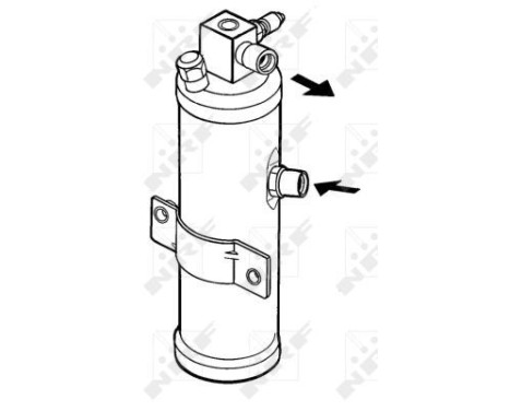 Filtre déshydratant, climatisation 33029 NRF, Image 5