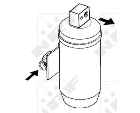 Filtre déshydratant, climatisation 33054 NRF, Image 5