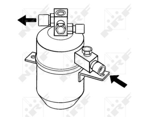 Filtre déshydratant, climatisation 33067 NRF, Image 5