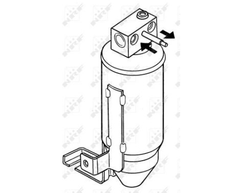 Filtre déshydratant, climatisation 33092 NRF, Image 5