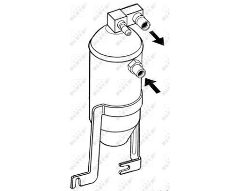 Filtre déshydratant, climatisation 33093 NRF, Image 5