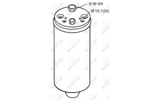 Filtre déshydratant, climatisation 33121 NRF