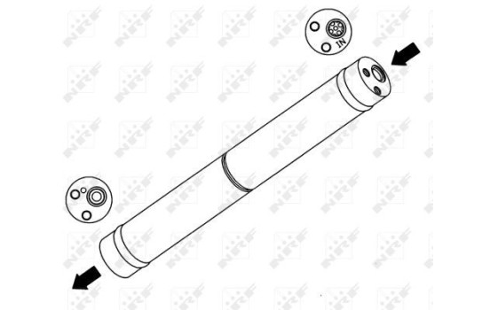 Filtre déshydratant, climatisation 33141 NRF