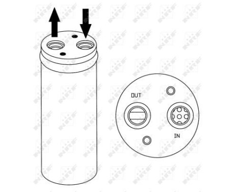Filtre déshydratant, climatisation 33207 NRF, Image 5